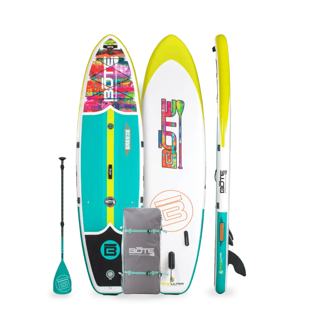 Breeze Aero 10′8″ Native Spectrum With MAGNEPOD™ Inflatable Paddle Board Package Bote