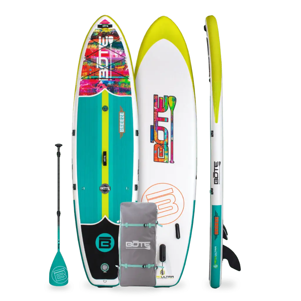 Breeze Aero 11′6″ Native Spectrum With MAGNEPOD™ Inflatable Paddle Board Package Bote
