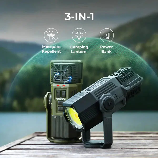 EVO REPELLER - 3-in-1 Outdoor Mosquito Repeller Lantern Flextail