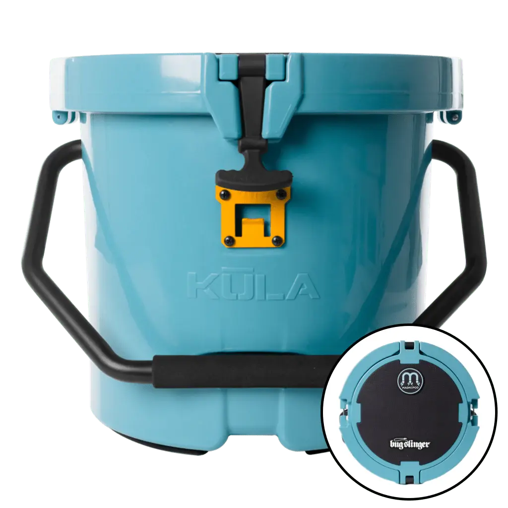 KULA 5 MAGNEPOD™ Cooler Bug Slinger™ Steel Blue Bote