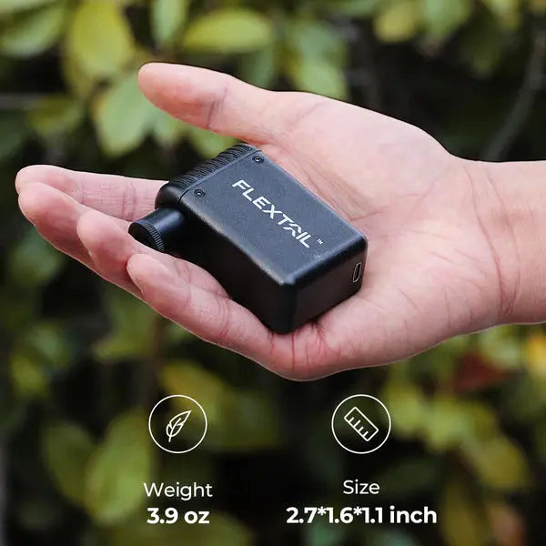TINY BIKE PUMP - Ultra-Mini 100PSI Rechargeable Bicycle Pump Flextail