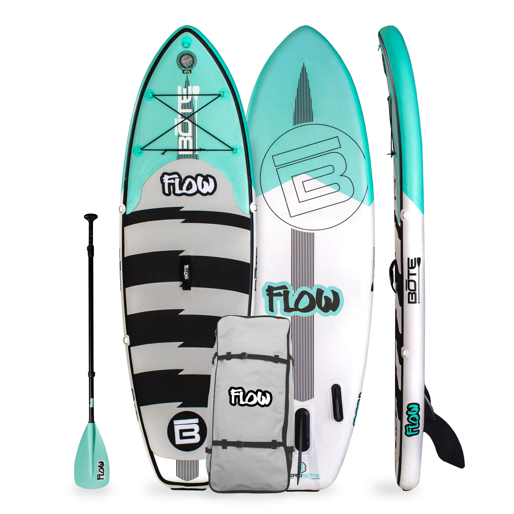 Flow Aero 8 Native Stripes Kids Inflatable Paddle Board Bote