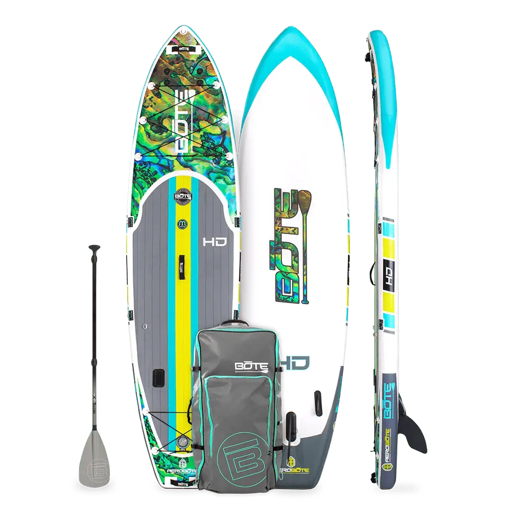 HD Aero 11′6″ Native Abalone Inflatable Paddle Board Bote