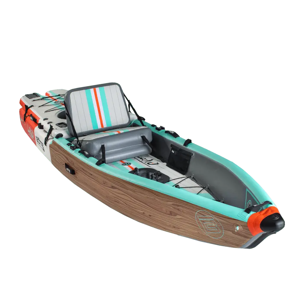 LONO Aero 12′6″ Classic Cypress Inflatable Kayak Bote