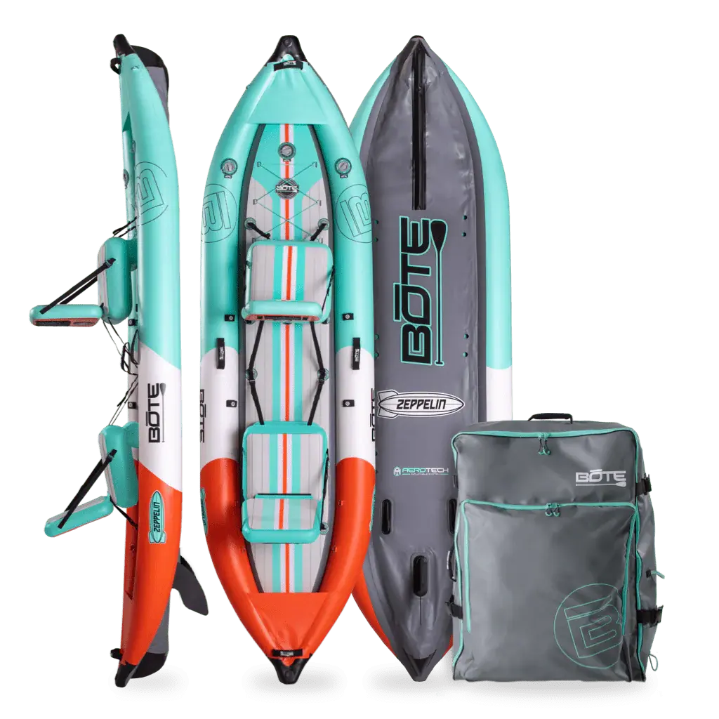 Zeppelin Aero 12′6″ Classic Seafoam Inflatable Kayak Bote