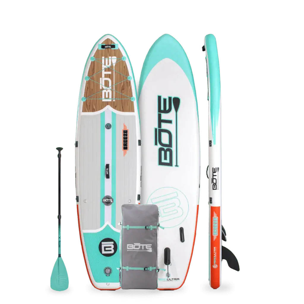 Breeze Aero 10′8″ Classic Cypress With MAGNEPOD™ Inflatable Paddle Board Package Bote