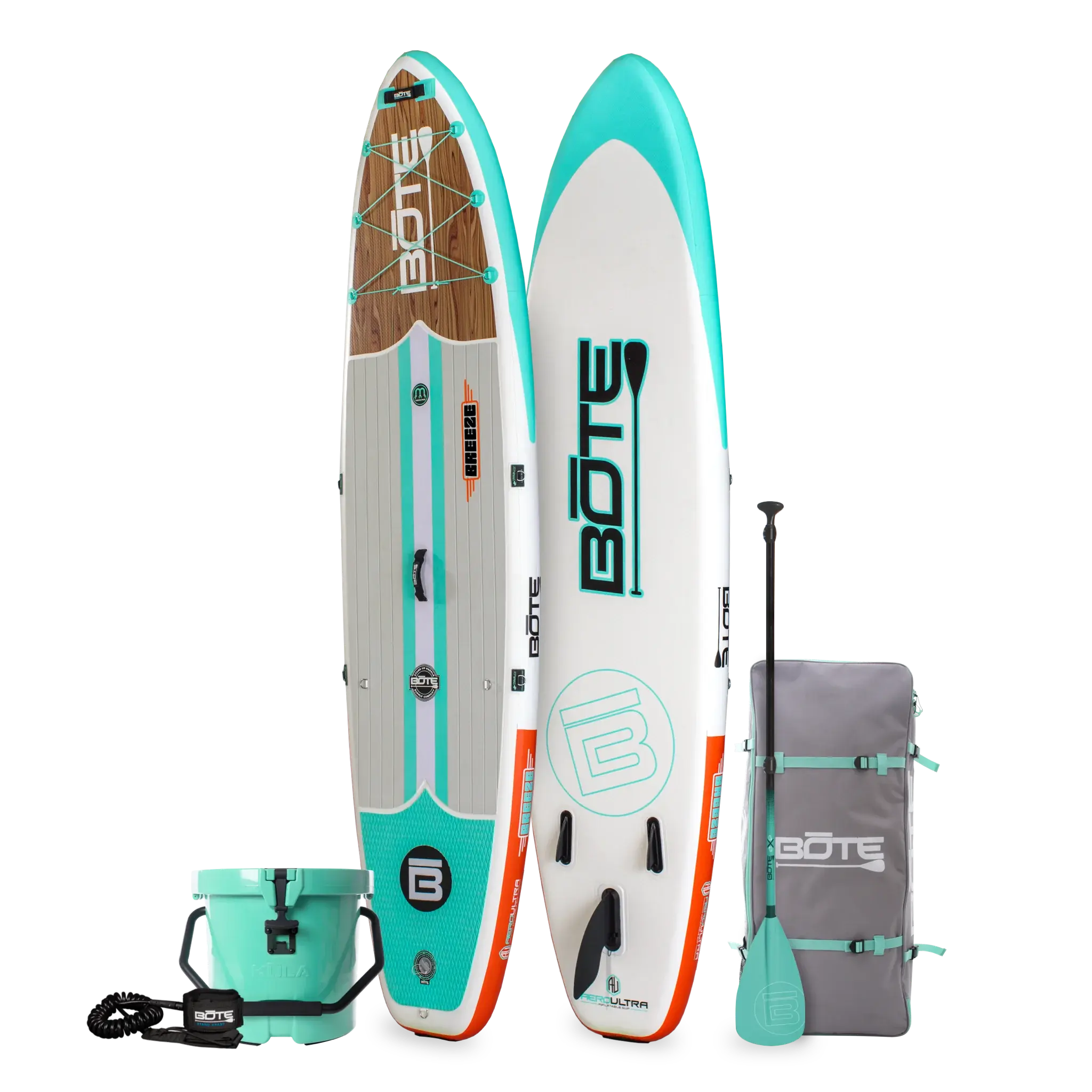 Breeze Aero 11′6″ Classic Cypress With MAGNEPOD™ Inflatable Paddle Board Package Bote
