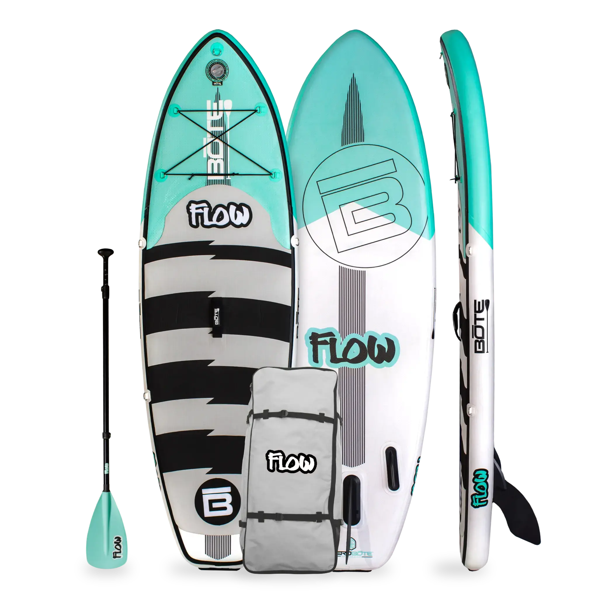 Flow Aero 8′ Native Stripes Kids Inflatable Paddle Board [Demo]