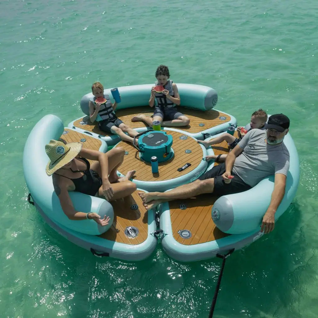 Inflatable Dock Hangout 360 Trio with Bar Bote