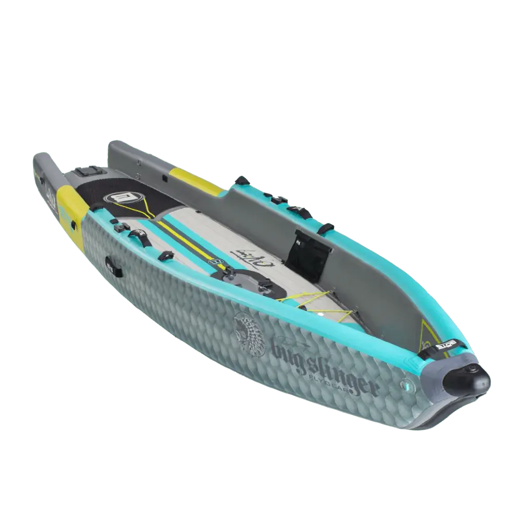 LONO Aero 12′6″ Bug Slinger™ Silver King Inflatable Kayak [Demo]