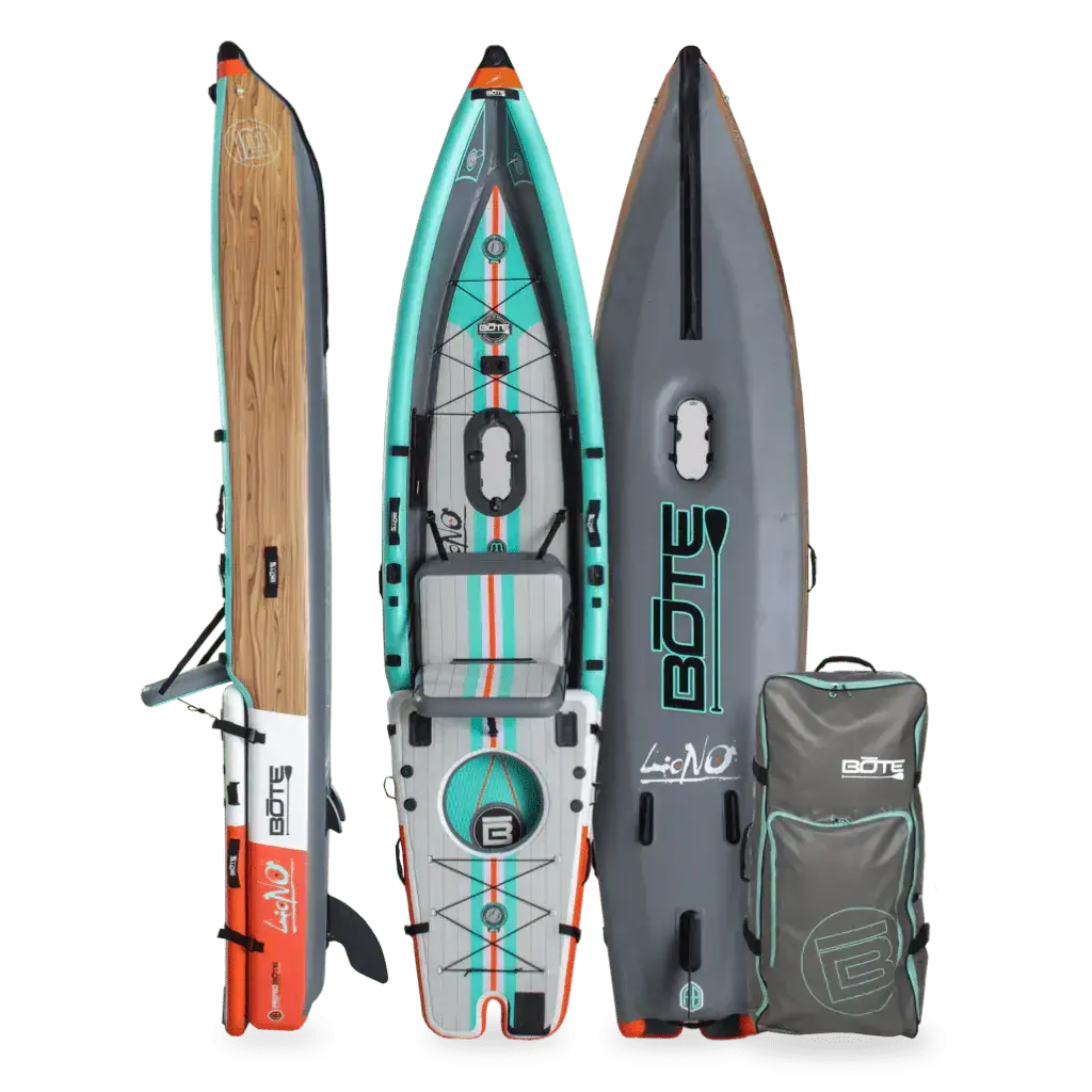 Lono LONO Aero 12′6″ Classic Cypress Inflatable Kayak - geartopia-africa