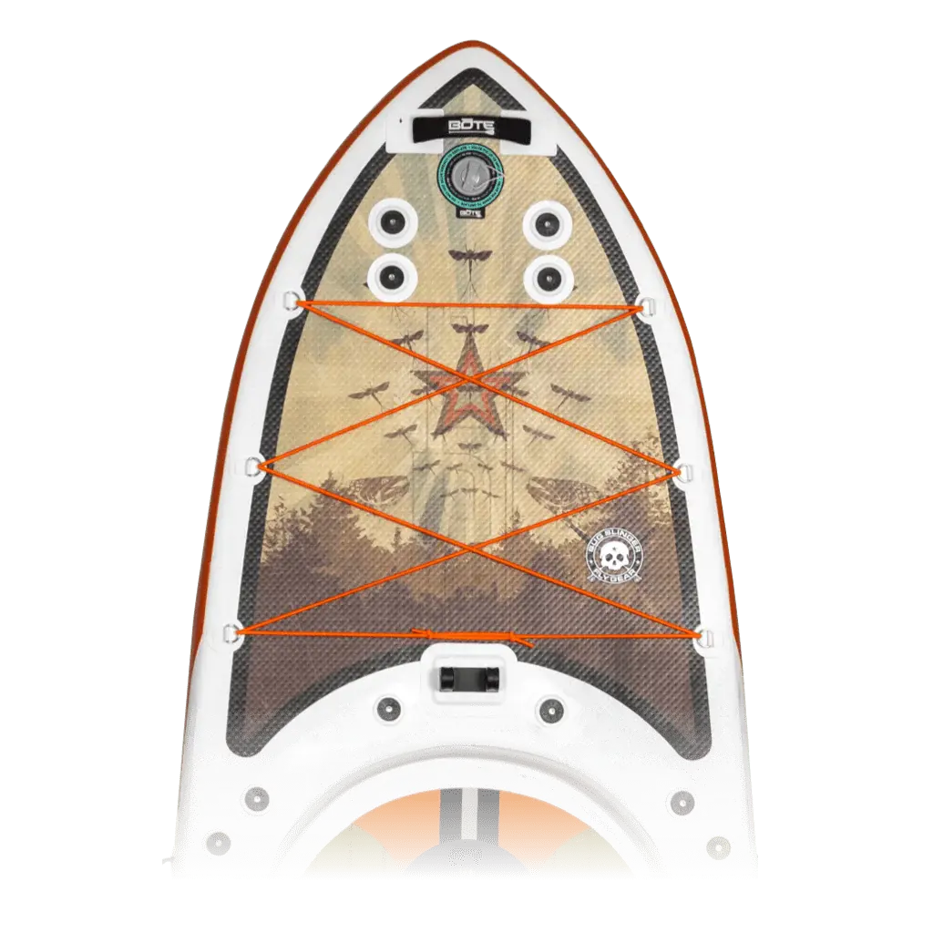 Rackham Aero 12′4″ Bug Slinger™ Backwater Inflatable Paddle Board Bote