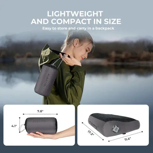 ZERO PILLOW - B Shape Inflatable Camping Air Pillow Flextail