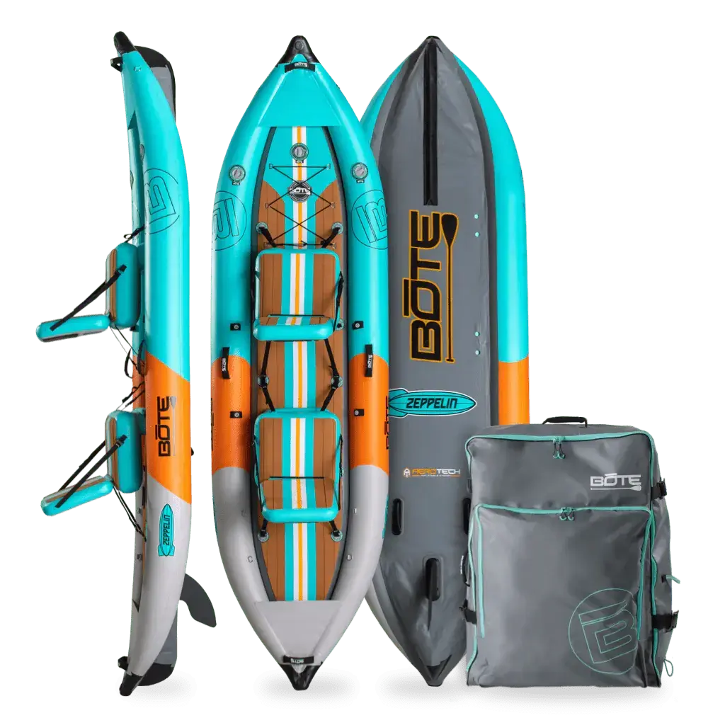 Zeppelin Aero 12′6″ Native Aqua Inflatable Kayak [Demo]