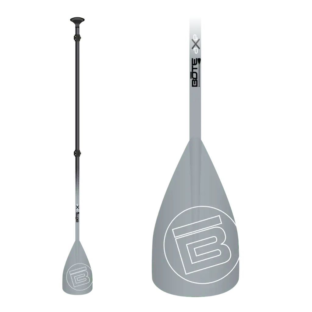 3-Piece Adjustable SUP Paddle Grey Bote