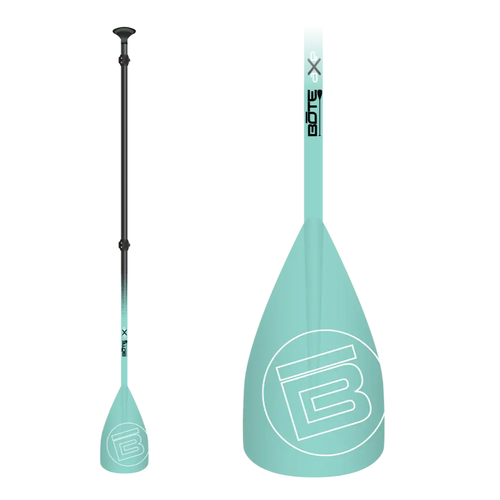 3-Piece Adjustable SUP Paddle Seafoam Bote