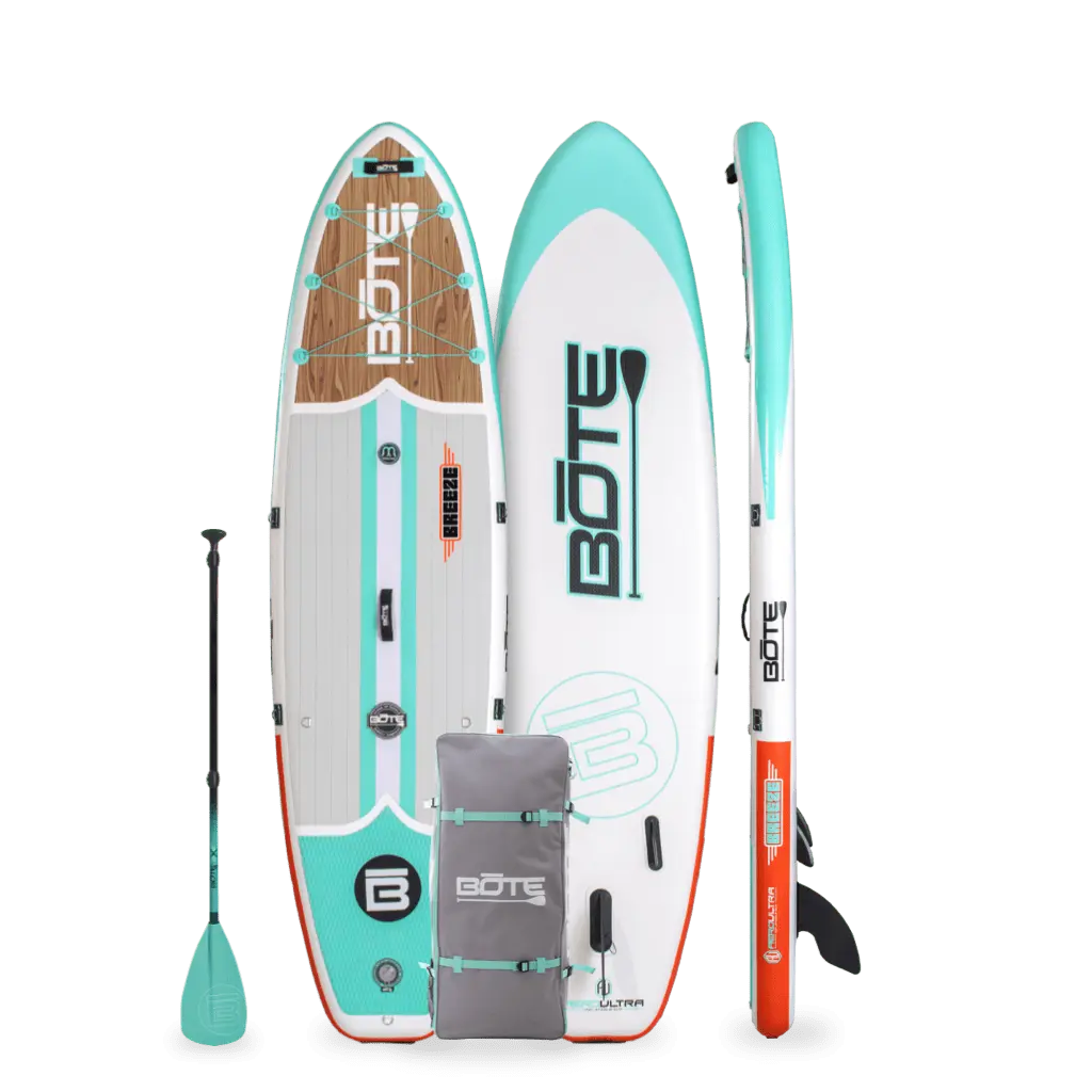 Breeze Aero 10′8″ Classic Cypress With MAGNEPOD™ Inflatable Paddle Board Bote