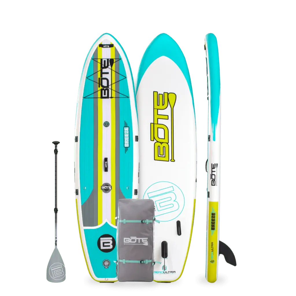 Breeze Aero 10′8″ Full Trax Citron With MAGNEPOD™ Inflatable Paddle Board Bote