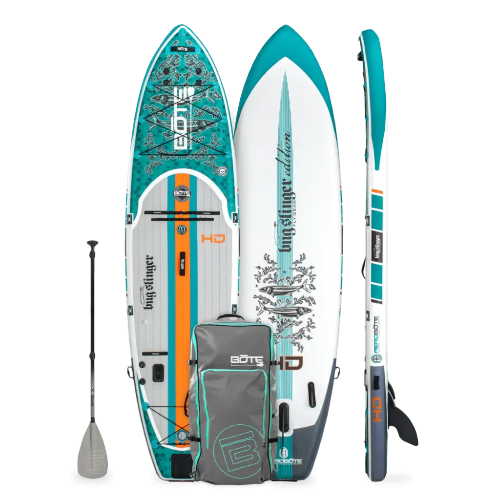 HD Aero 11′6″ Bug Slinger™ Bonefish Inflatable Paddle Board Bote