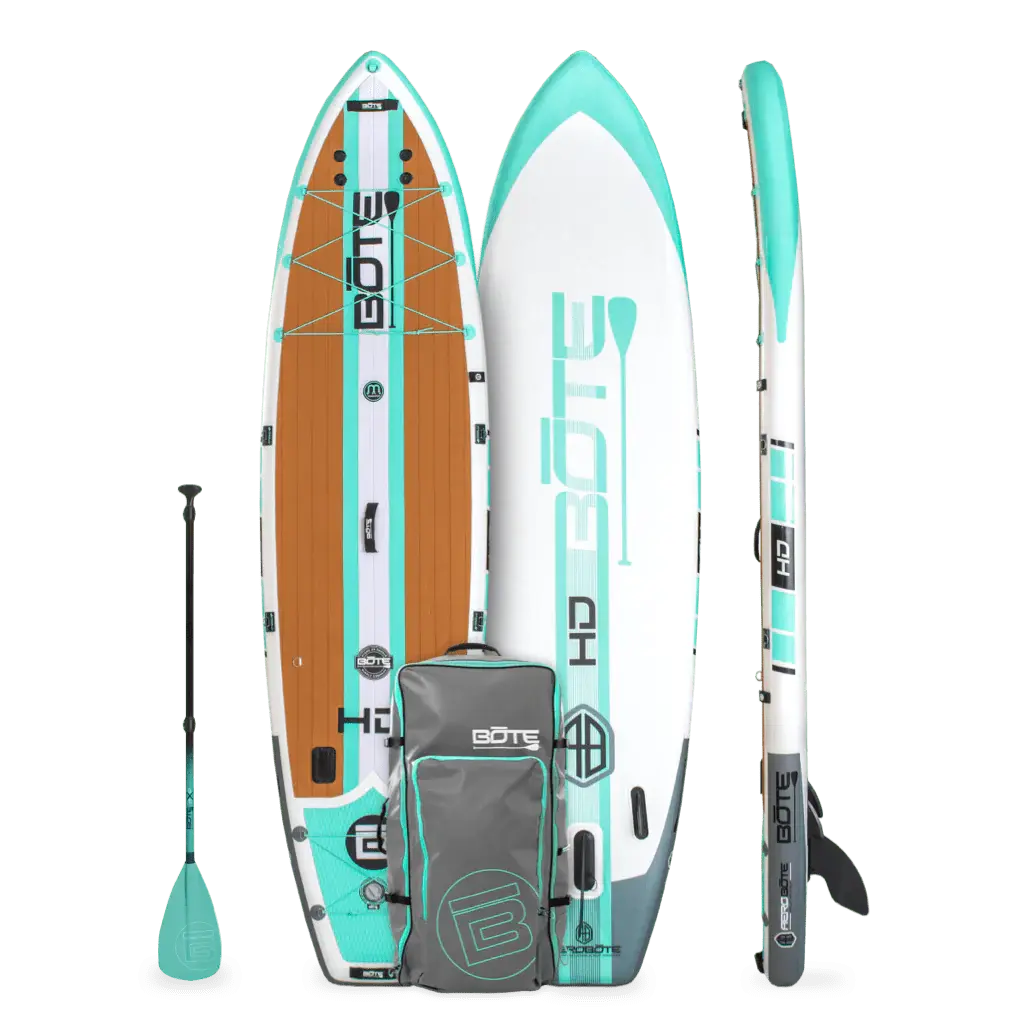 HD Aero 11′6″ Full Trax Seafoam Inflatable Paddle Board Bote