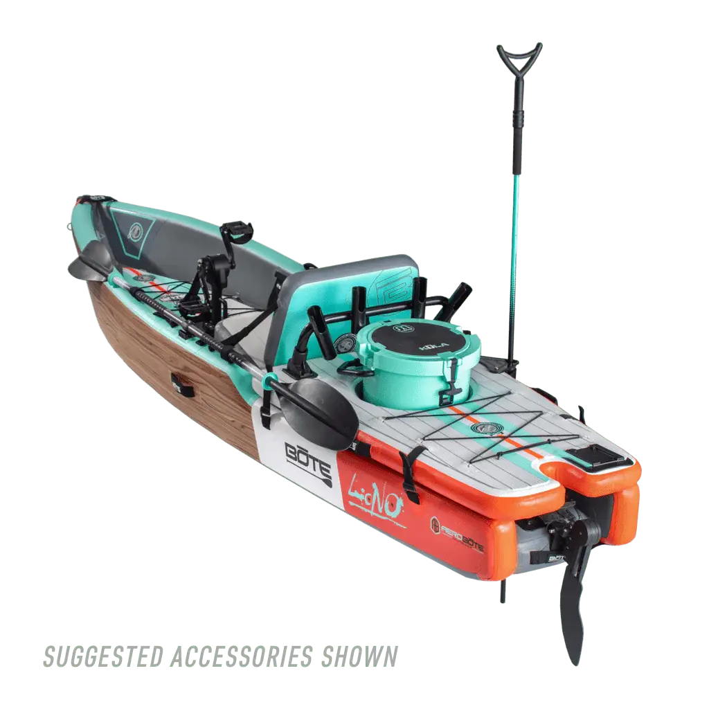 LONO Aero 12′6″ Classic Cypress Inflatable Kayak Bote