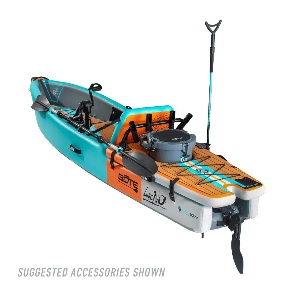 LONO Aero 12′6″ Native Aqua Inflatable Kayak Bote