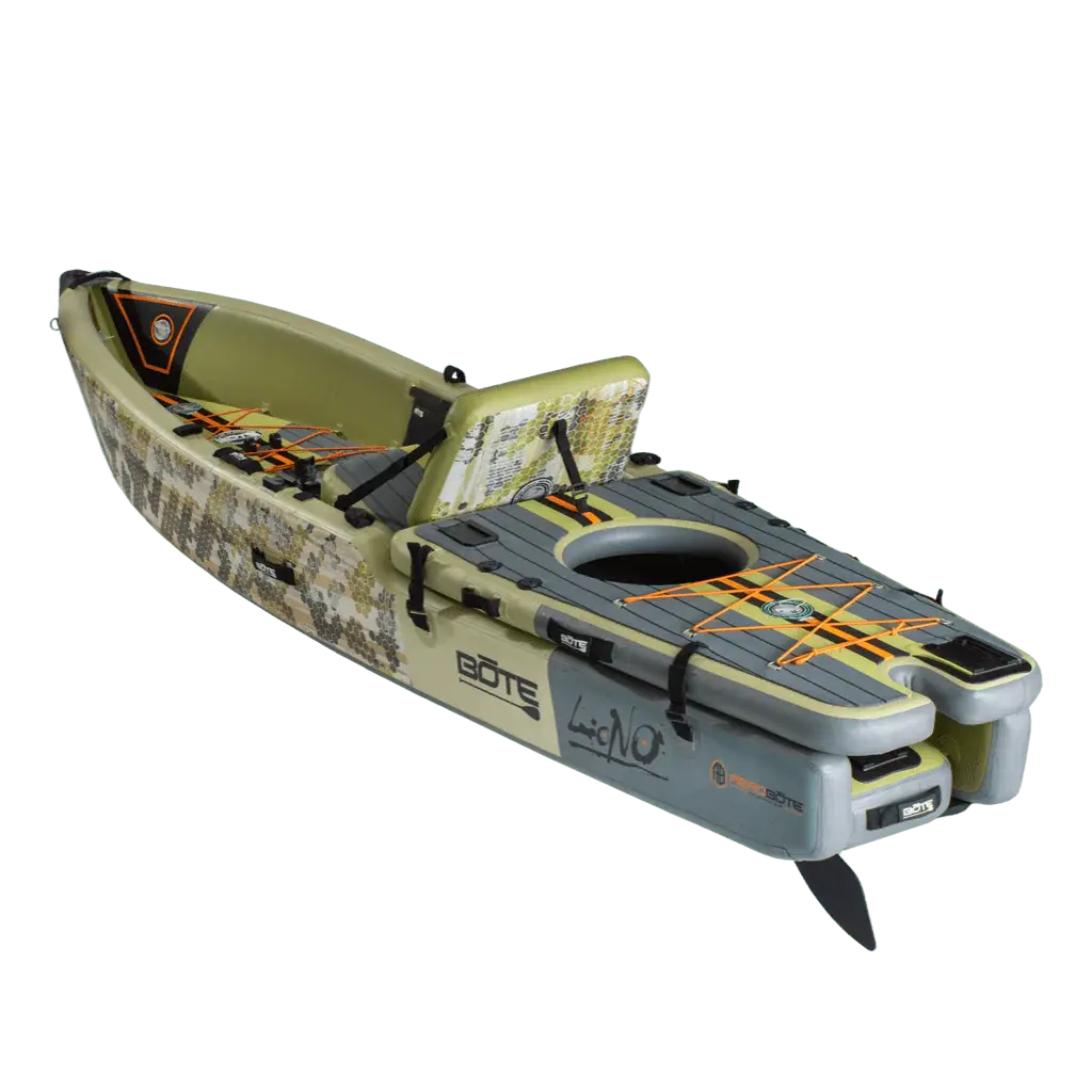 LONO Aero 12′6″ Verge Camo Inflatable Kayak Bote