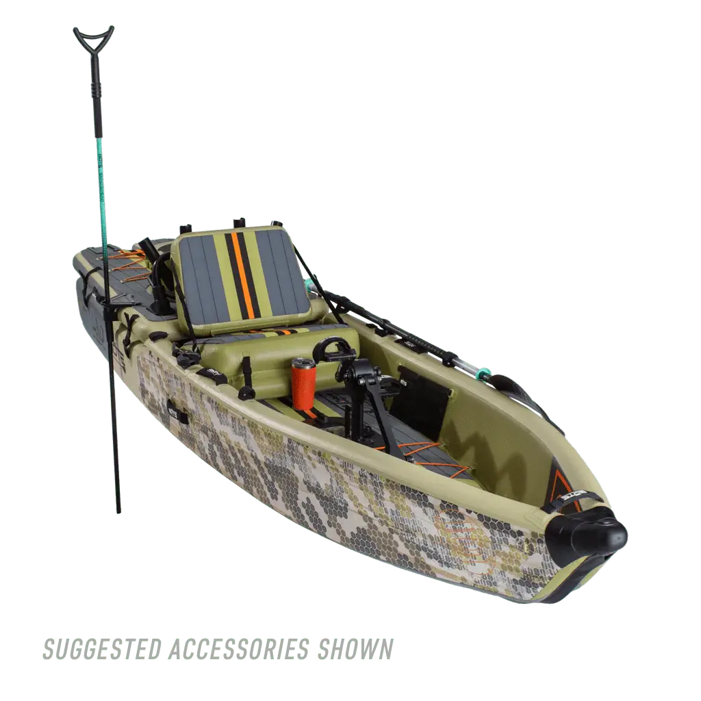 LONO Aero 12′6″ Verge Camo Inflatable Kayak Bote