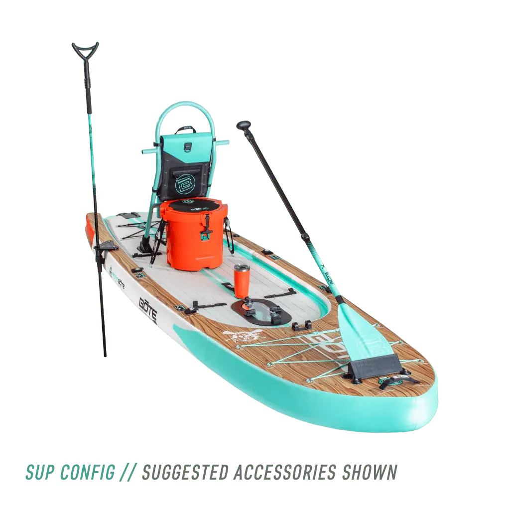 Rackham Aero 12′4″ Classic Cypress Inflatable Paddle Board Bote