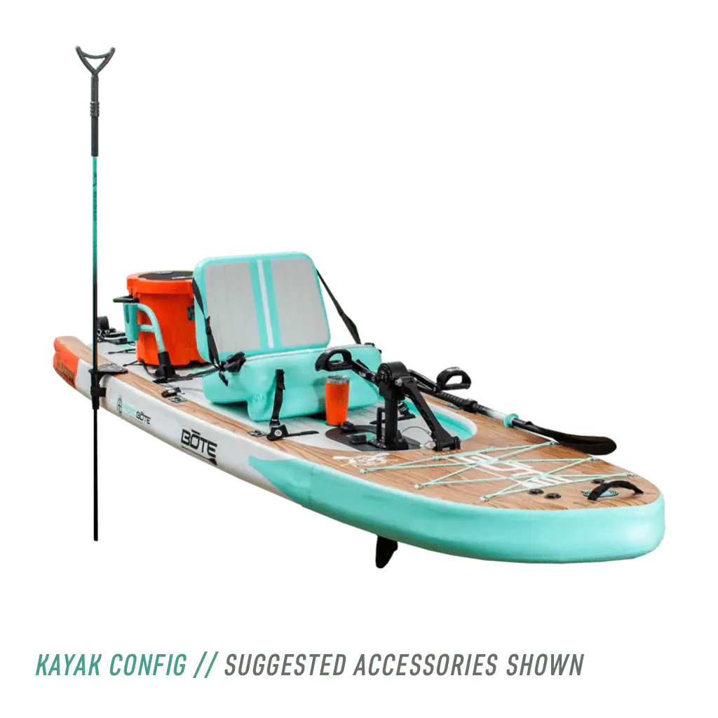 Rackham Aero 12′4″ Classic Cypress Inflatable Paddle Board Bote