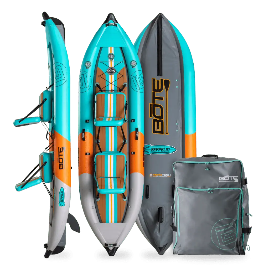 Zeppelin Aero 12′6″ Native Aqua Inflatable Kayak Bote