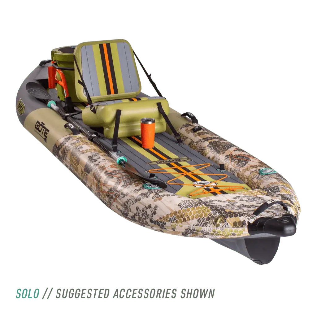 Zeppelin Aero 12′6″ Verge Camo Inflatable Kayak Bote